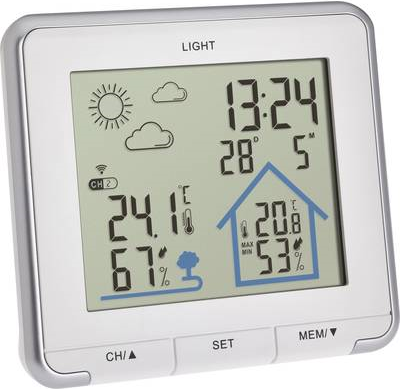 TFA Dostmann Funk-Wetterstation LIFE 35.1153.02 Funk-Wetterstation Vorhersage für 12 bis 24 Stunden (35.1153.02)