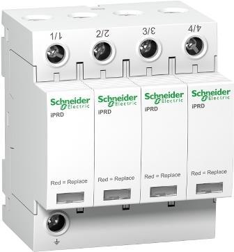 APC Schneider 1 Stück - Schneider Electric Überspannungsableiter Typ2 IPRD 40 4P 350V A9 / 690611 (A9L40400)