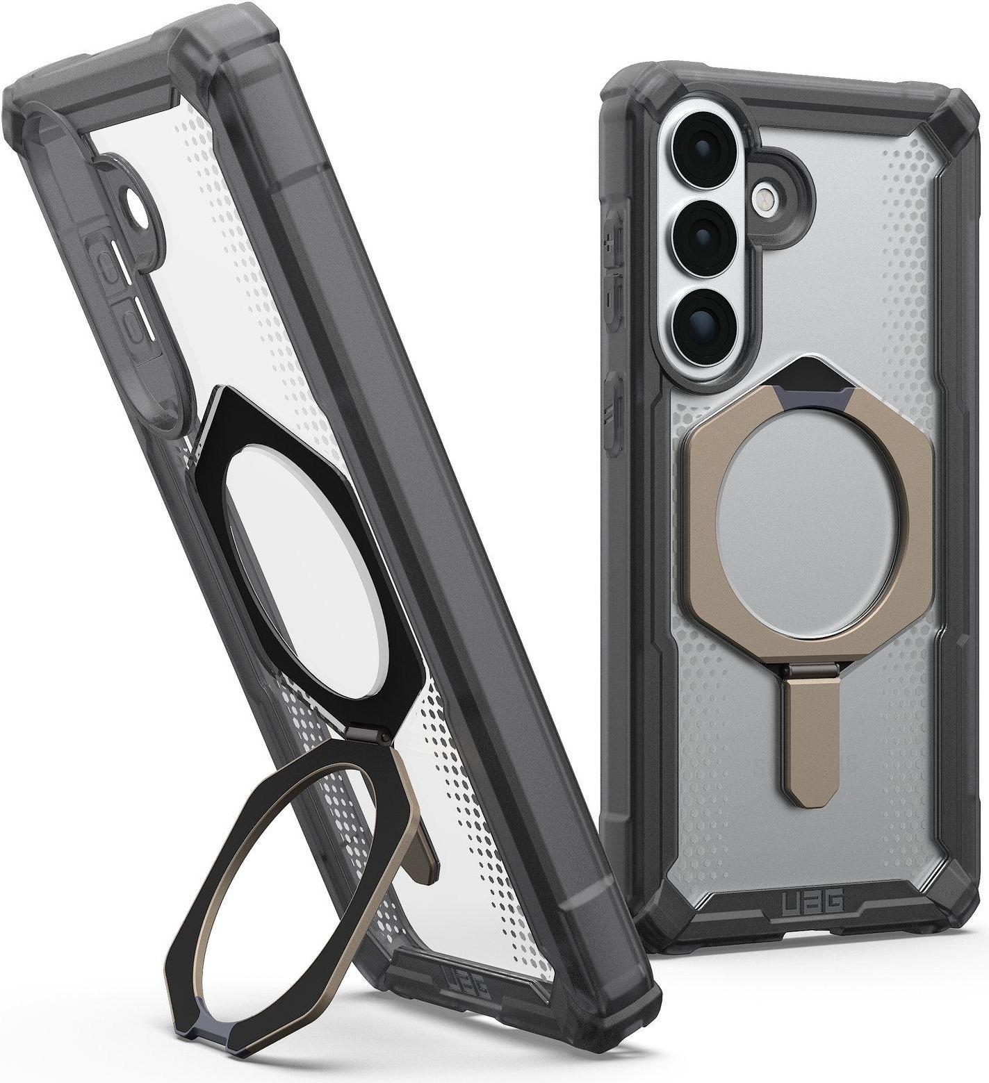 UAG Urban Armor Gear Plasma XTE Kickstand Case mit Magnet-Modul | Samsung Galaxy S26+ | ash (grau)/transparent/titan | 214523113136 (214523113136)
