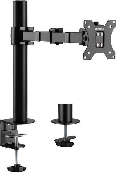 SpeaKa Professional SP-MM-210 1fach Monitorhalterung 43,2 cm (17) - 81,3 cm (32) Höhenverstellbar, Neigbar+Schwenkbar (SP-9424468)