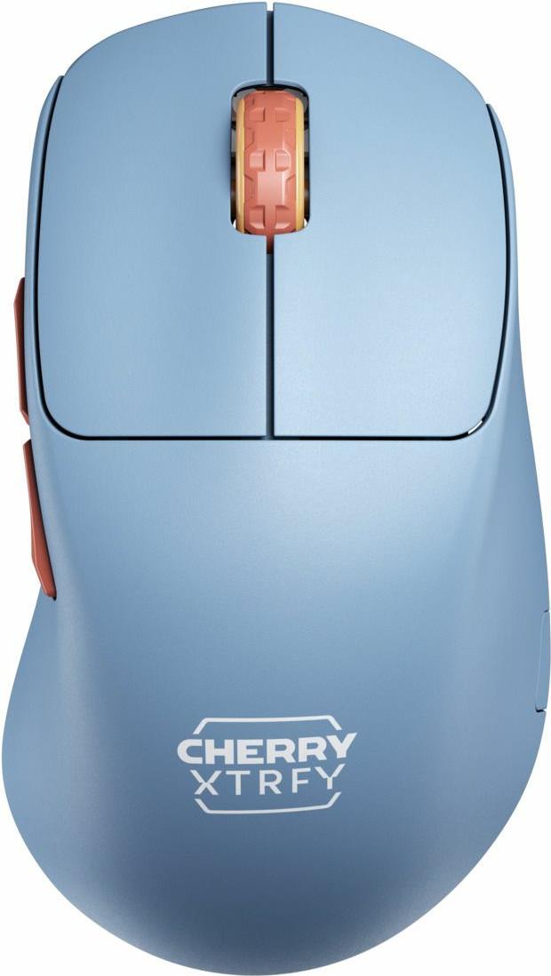 CHERRY Xtrfy M64 Maus (CX-M64W-BLUE)