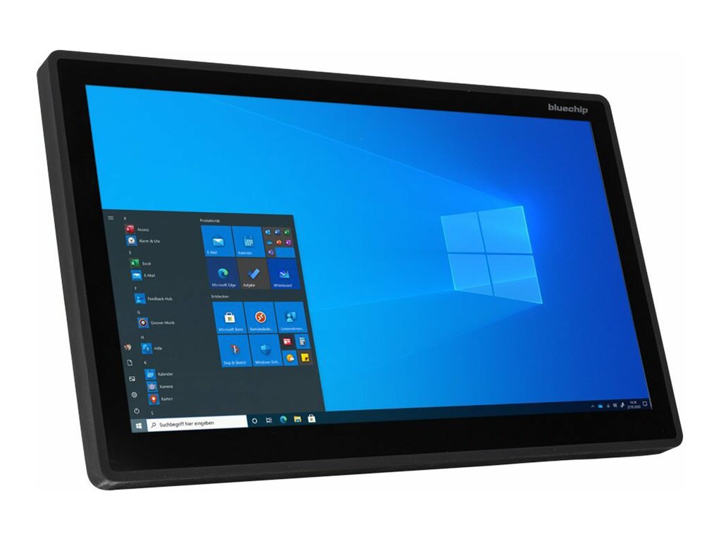 bluechip INDUSTRYline P215KT-1001 Panel-PC 21.5" Full HD Intel Atom x6413E 8 GB RAM 120 GB SSD Windows 10 IoT Enterprise Schwarz