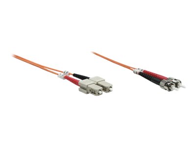 Intellinet LWL Duplex Patchkabel OM2 ST/SC 50/125 µm 3 m Orange