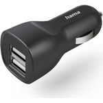 Hama 00201636 Ladegerät für Mobilgeräte Smartphone Schwarz Zigarettenanzünder Auto (00201636)