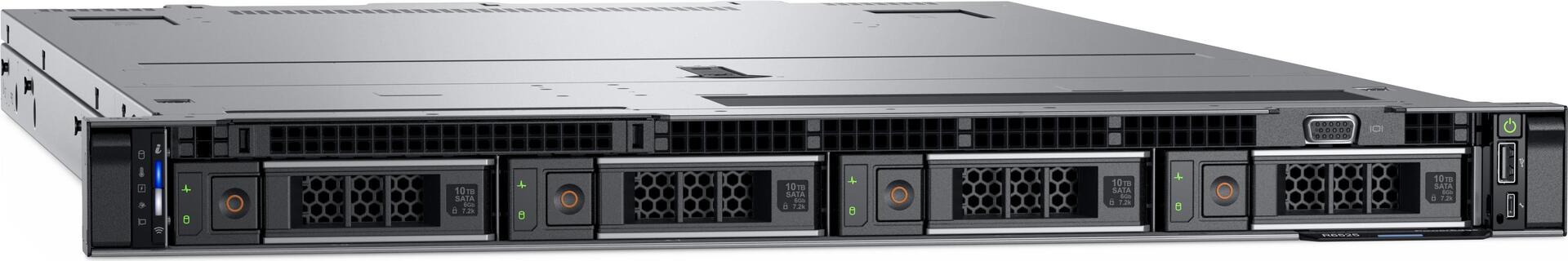 DELL PowerEdge R6525 Server 480 GB Rack (1U) AMD EPYC 3 GHz 32 GB DDR4-SDRAM 800 W (PER652501A)