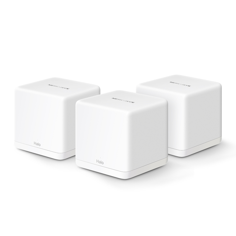 Mercusys Halo H60X AX1500 Mesh-System 3-Pack Wi-Fi 6 Dual-Band Weiß