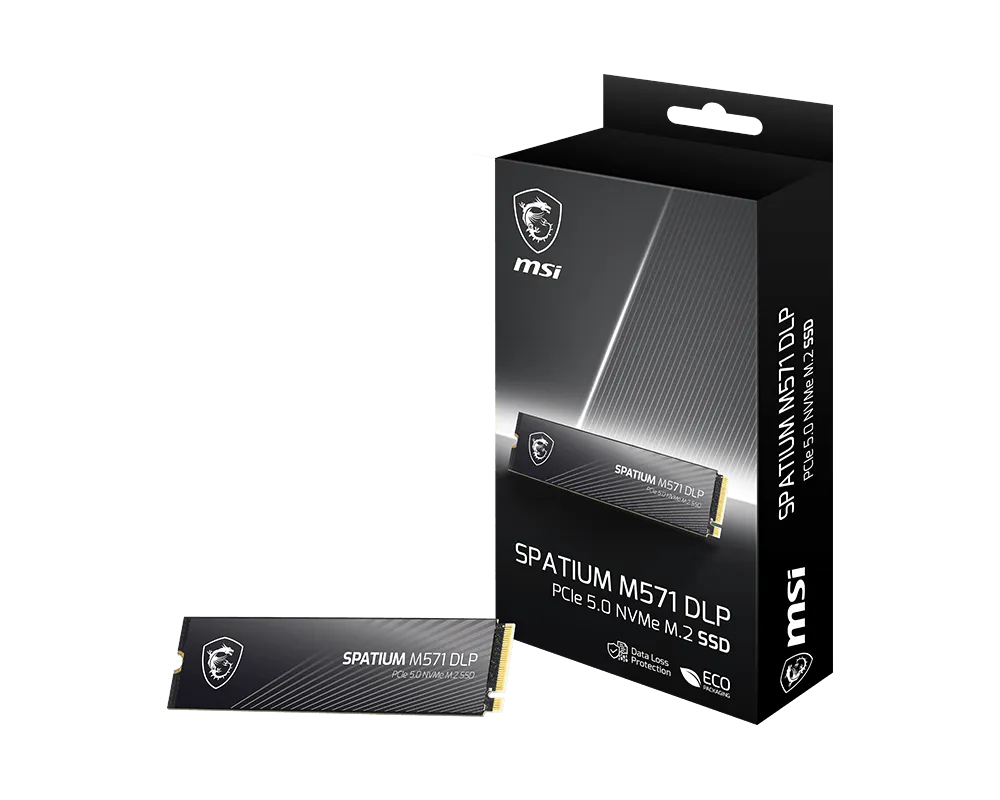 MSI Spatium M571 4 TB M.2 PCIe Gen5 x4 NVMe SSD