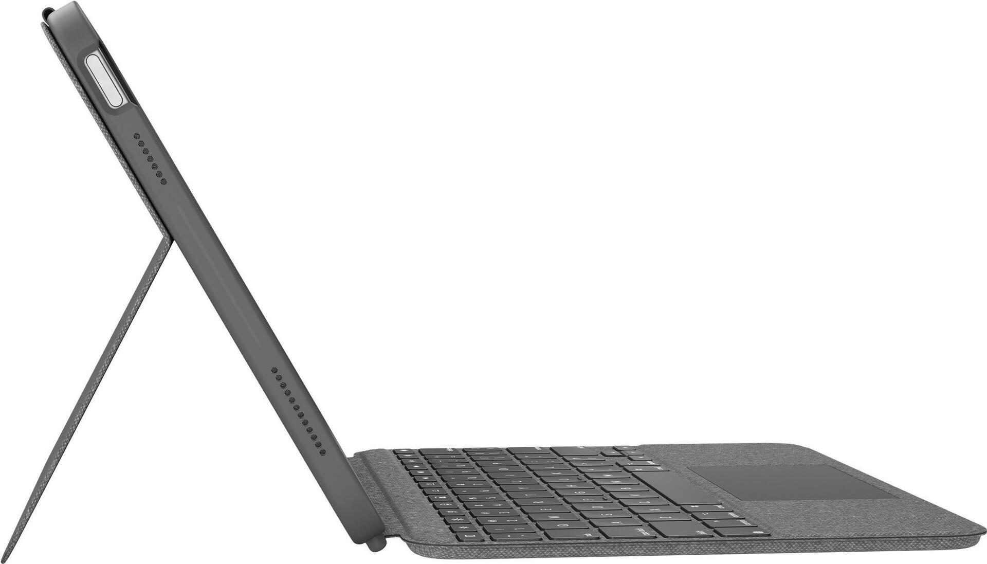 Logitech Combo Touch Tastatur-Case für iPad (10. Generation) Oxford Grey