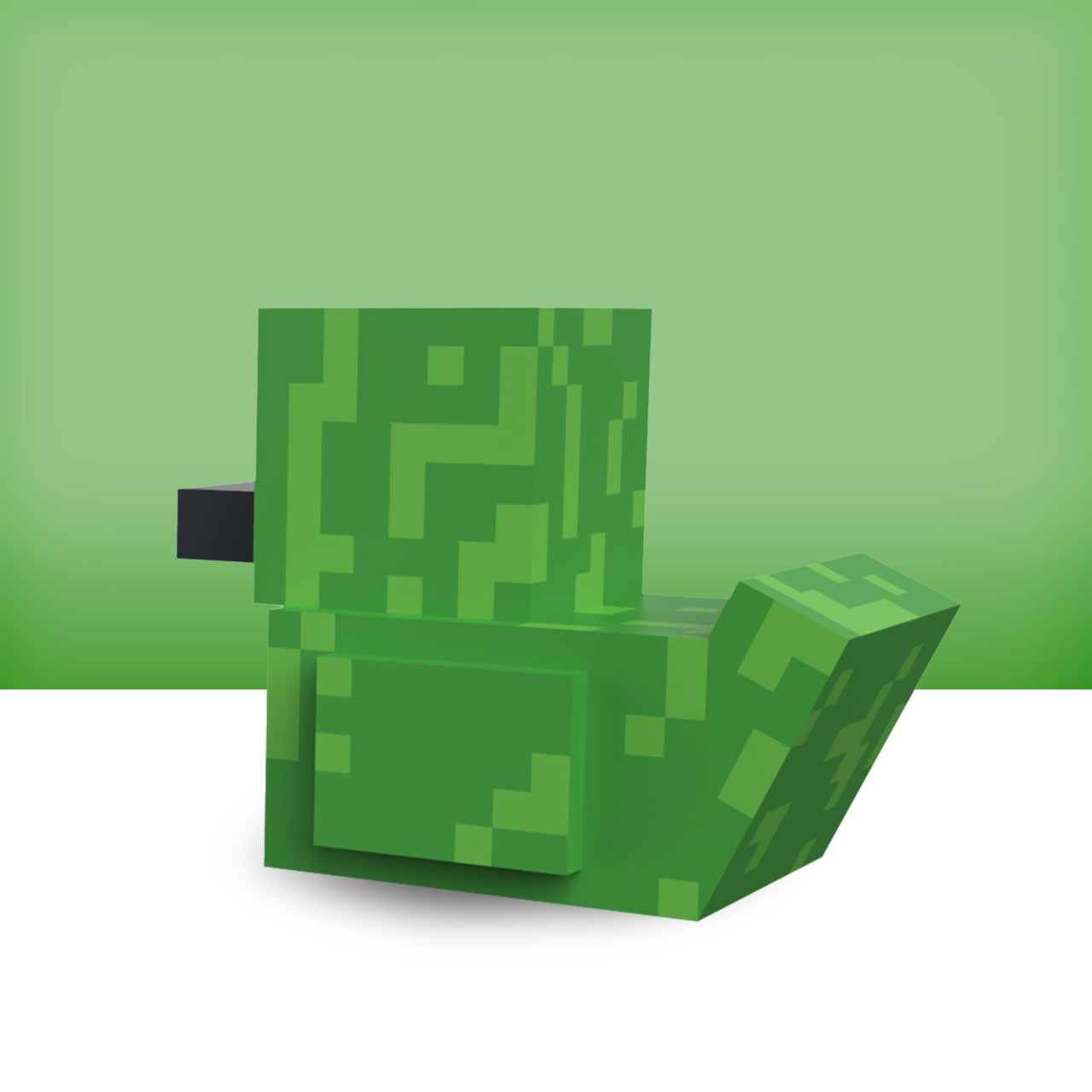 TUBBZ Sammelente MINI Minecraft Creeper 5 cm Schwarz, Grün, Hellgrün