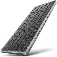 AXAGON HMC-KB keyboard USB-C 5Gbps with HUB, Micro SD/SD, 3x USB-A, HDMI 4K/60Hz, PD 100W, Audio, US layout (HMC-KB-US)