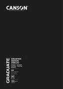 CANSON Skizzenbuch GRADUATE DRAWING, 148 x 210 mm DIN A5, 20 Blatt, 140 g/qm, weißes Papier, Skizzen/ - 1 Stück (C31200L051)