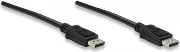DisplayPort 1.2 Audio/Video Anschlusskabel, schwarz, 2 m Hersteller: Techly (ICOC-DSP-A-020)