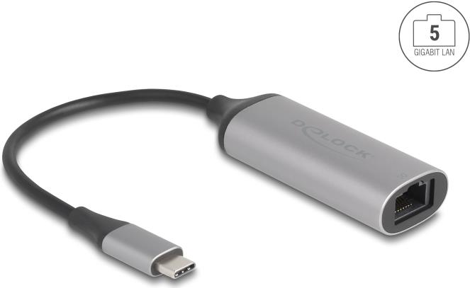 Delock USB Type-C Adapter zu 5 Gigabit LAN (81570)