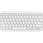ASUS Marshmallow-Tastatur KW100 Iridescent White - Wireless, QWERTZ-Layout, 84 Tasten (90XB0880-BKB4H0)