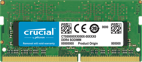 Crucial DDR4 8 GB SO DIMM 260-PIN (CT8G4SFRA266BK)