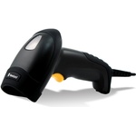 Newland HR15 Wahoo-Serie, 1D, USB, RS232, Kit (USB, gedreht), schwarz Handscanner, 1D, CCD, Scanrate: 300 scans/sec., Anschluß: USB, RS232, inkl.: Kabel (USB, 1,5m, gedreht), Standfuß (Smartstand), Schutzart: IP54, Farbe: schwarz (NLS-HR1550-35F)