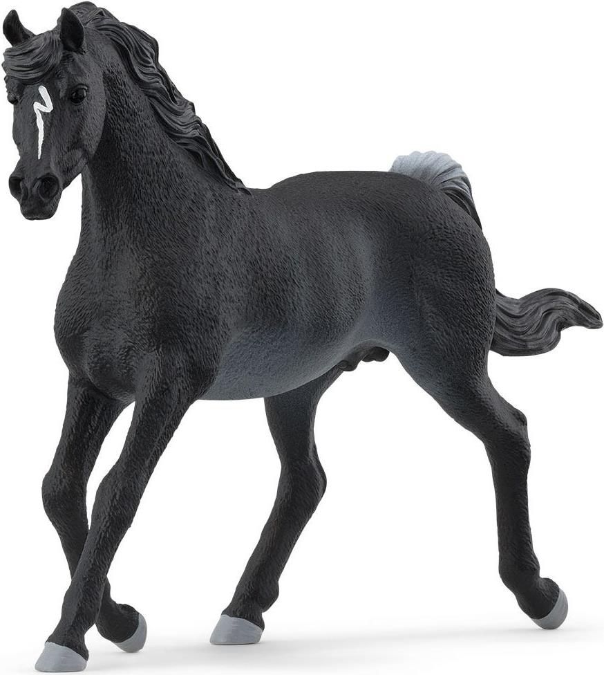 schleich HORSE CLUB Araber Hengst. Empfohlenes Alter in Jahren (mind.): 5 Jahr(e), Produktfarbe: Schwarz, Grau, Weiß (13981)