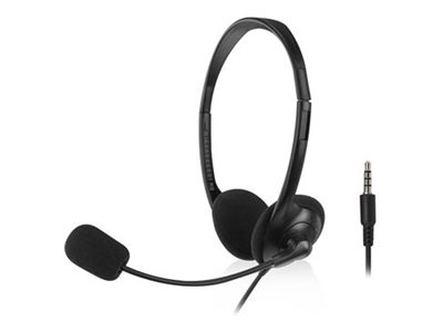 ACT AC9330 On-Ear Headset 3,5 mm Stecker Schwarz