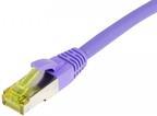 Patchkabel RJ45, CAT6A 500Mhz, 0,15m, lila, S-STP(S/FTP), TPE/LSZH(Ultraflex), AWG26, mitCat.7 Rohkabel, Synergy 21 (S217760)