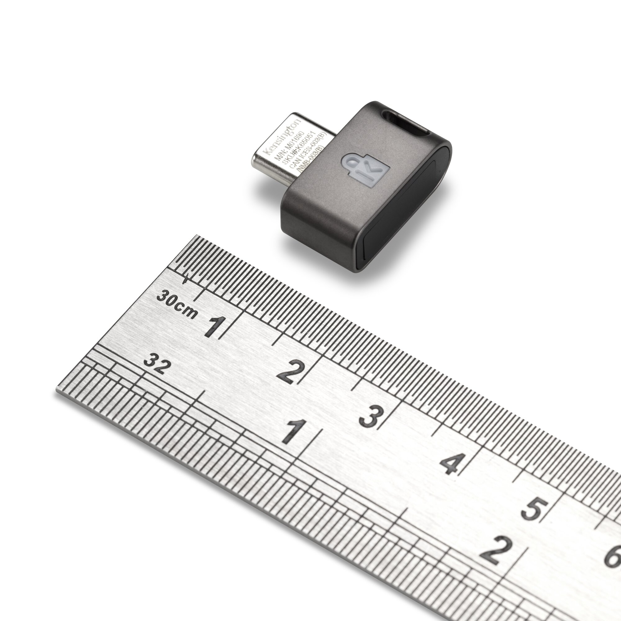 Kensington VeriMark Guard 2.1 USB-C Fingerprint Security Key Schwarz