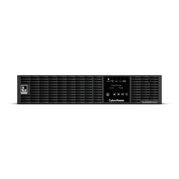 CyberPower OL3000ERTXL2U Doppelwandler Online USV 3000VA/2700W Tower/Rack 2U, ECO Mode, LCD, USB, Expansion Port für opt. Netzwerkkarten, Anschluss f. opt. Batterieerweiterung inkl. 48,30cm (19") Railkit (OL3000ERTXL2U)