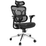 Equip Ergonomischer Bürostuhl mit Kopf und Armstützen sw lite Retail (651051)