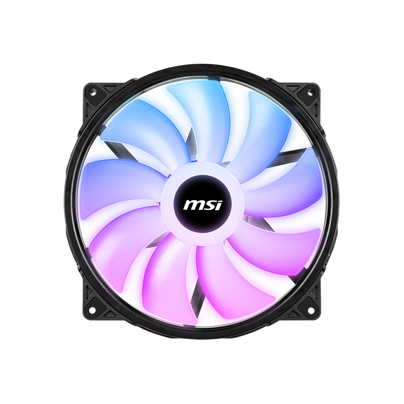 MSI F20A-1 Computergehäuse Ventilator Schwarz OE3-7G05004-W57 