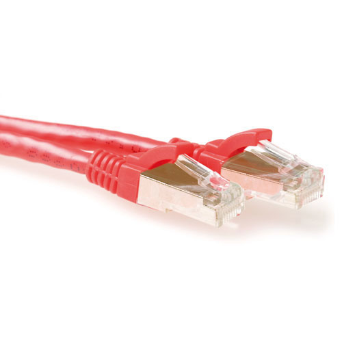 ACT Patchkabel Cat6a S/FTP (PiMF) LSZH 3 m Rot (RAL 3018)