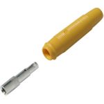 S/CONN maximum connectivity Labor-Bananenkupplung, gelb (56215-Y)