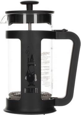 Bialetti Kaffeebereiter Smart 350 ml schwarz Kaffeebereiter für die Zubereitung köstlichen Filterkaffees, Aufgüssen oder Tees. Die schlichte Kanne mit aufgedrucktem Bialetti-Logo ist aus robustem Borosilikatglas, Deckel und Griff aus schwarzem Kunststoff, spülmaschinenfest. (6583)