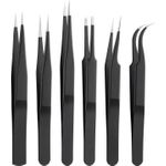 Goobay Pinzetten-Set 6-teilig - aus rostfreiem Edelstahl (41256)