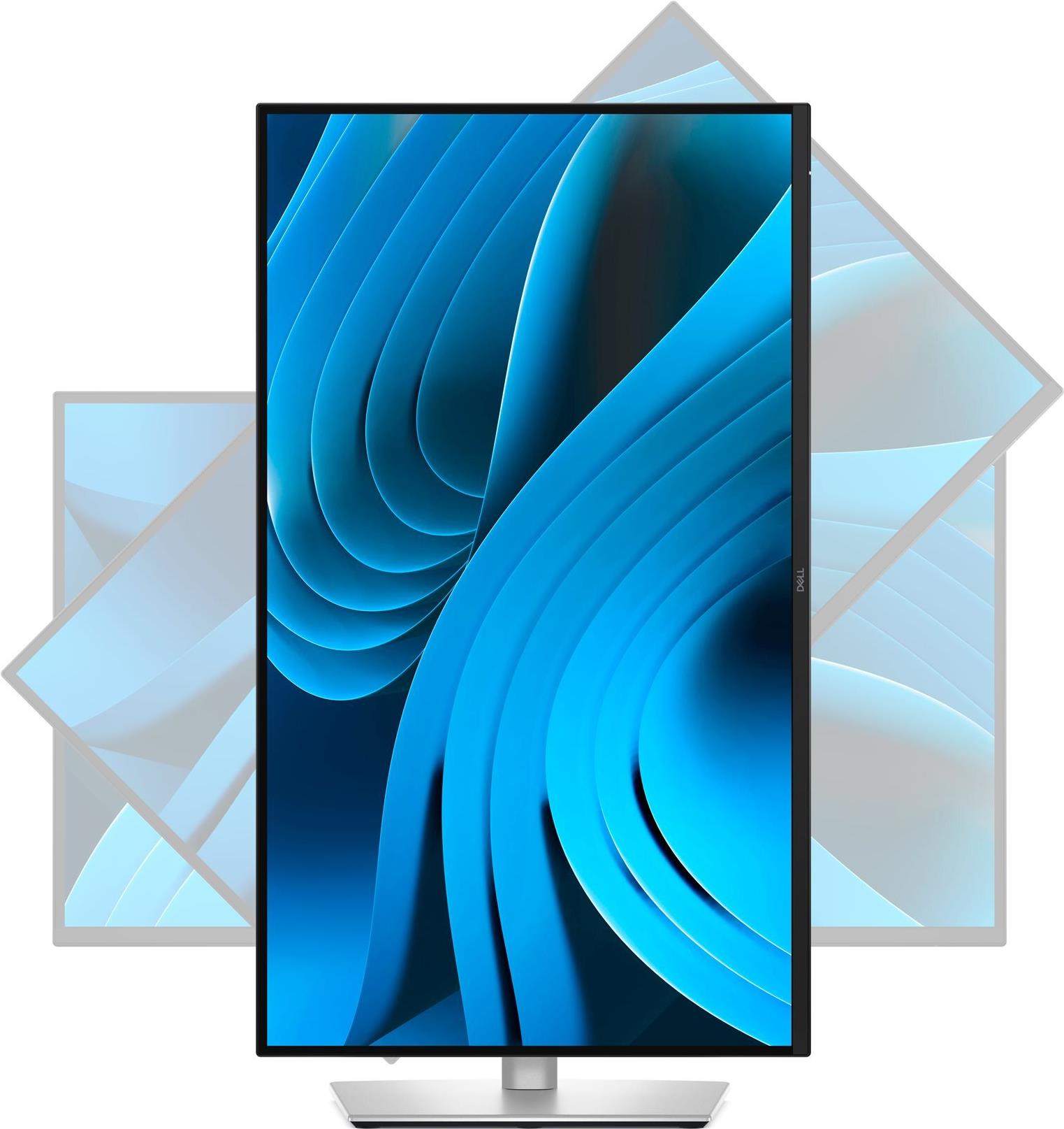 Dell Pro Plus P2725DE 27" QHD IPS 100 Hz USB-C Hub Monitor Schwarz, Silber
