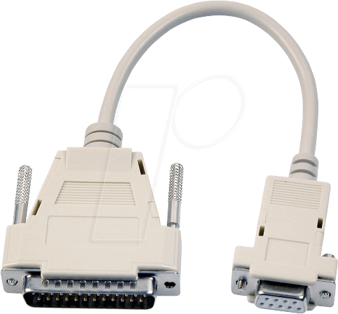 EFB-Elektronik Maus-Modem Adapterkabel, DSub 9 auf DSub 25, Bu.-St., 0,25m, beige Hersteller: EFB Elektronik (EK125.025)