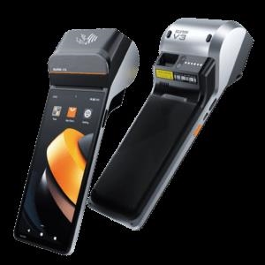 SUNMI V3, SUNMI OS, A13, non-GMS, USB-C, BT (BLE, 5.0), WLAN, 4G, NFC Mobiles Datenerfassungsgerät, Bildschirmdiagonale: 17 cm (6,7''), Touchtechnologie: kapazitiv, Multi Touch, Auflösung: 720x1600 Pixel, Kamera (8 MP), integrierter Bondrucker, (58 mm), Anschluß: USB-C, Bluetooth (BLE, Klasse 5.0), WLAN (802.11ac), SIM, 4G, NFC, Micro SD-Slot, Qualcomm Hexa-Core, RAM: 3GB, Flash: 32 GB, inkl.: Netzteil, Netzkabel (EU), Akku, 3100 mAh (P06100035)