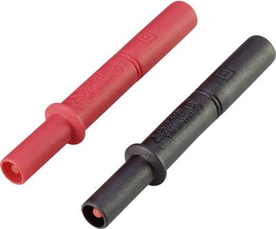 VOLTCRAFT MSL-505 Messspitzen-Verlängerung [4 mm-Stecker - Buchse 4 mm] Black, Red (VC-8085010)