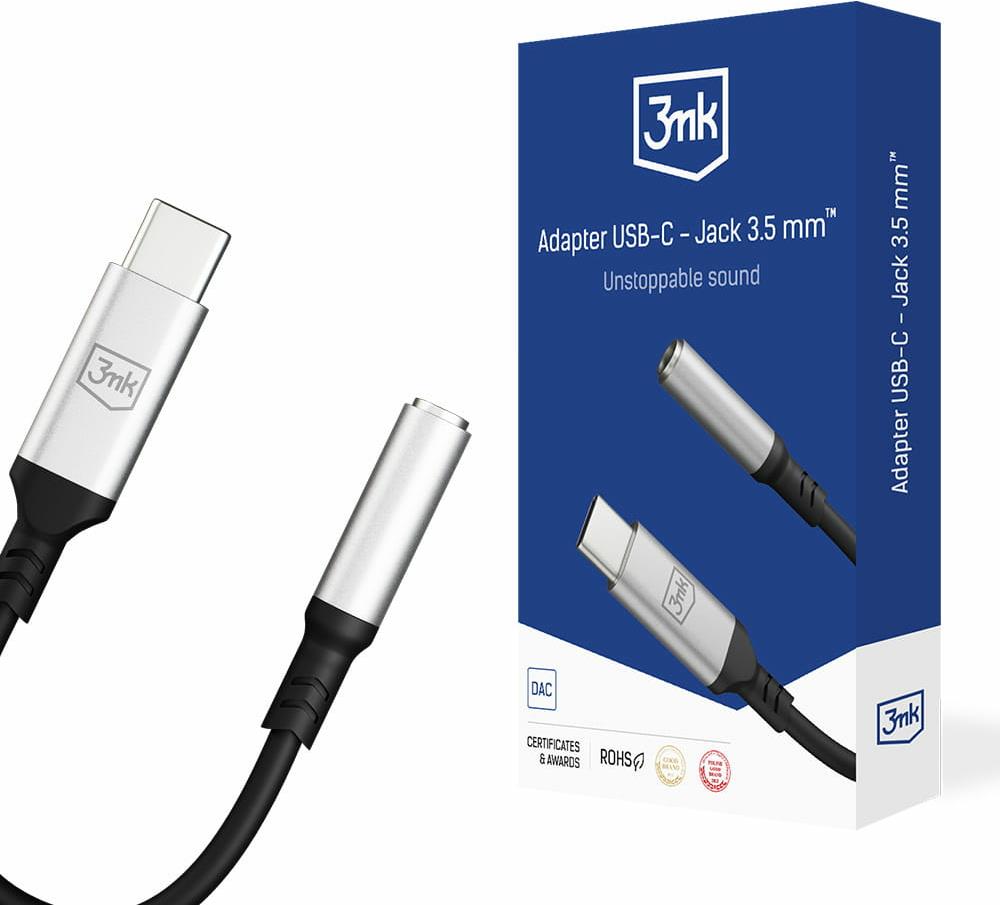 3MK Jack 3.5 mm USB Kabel (5903108518055)