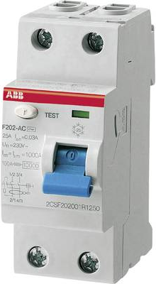 ABB F 202A-25/0,03 Stromunterbrecher Fehlerstromschutzschalter A-type 2 (2CSF202101R1250)