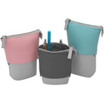 WEDO Schlamper-Etui "My Butler", Kunstleder/Polyester anthrazit, nach unten gezogen verwandelt sich das Etui in - 1 Stück (24273071)