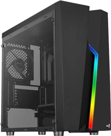 Aerocool Bolt Mini Mini-Tower Micro-ATX Gaming-Gehäuse Schwarz