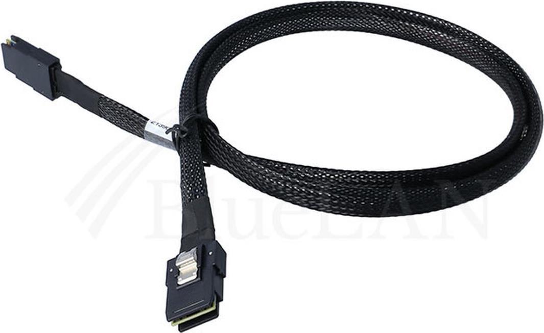 BLUELAN BLIS8787-80CM internes MiniSAS Kabel, passiv, Mini-SAS (SFF-8087) auf Mini-SAS (SFF-8087), I