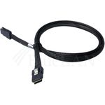 BlueLAN BLIS8787-80CM internes MiniSAS Kabel, passiv, Mini-SAS (SFF-8087) auf Mini-SAS (SFF-8087), Impedanz = 100 Ohm, bis zu 6 Gbps Datenraten, 80cm (BLIS8787-80CM)