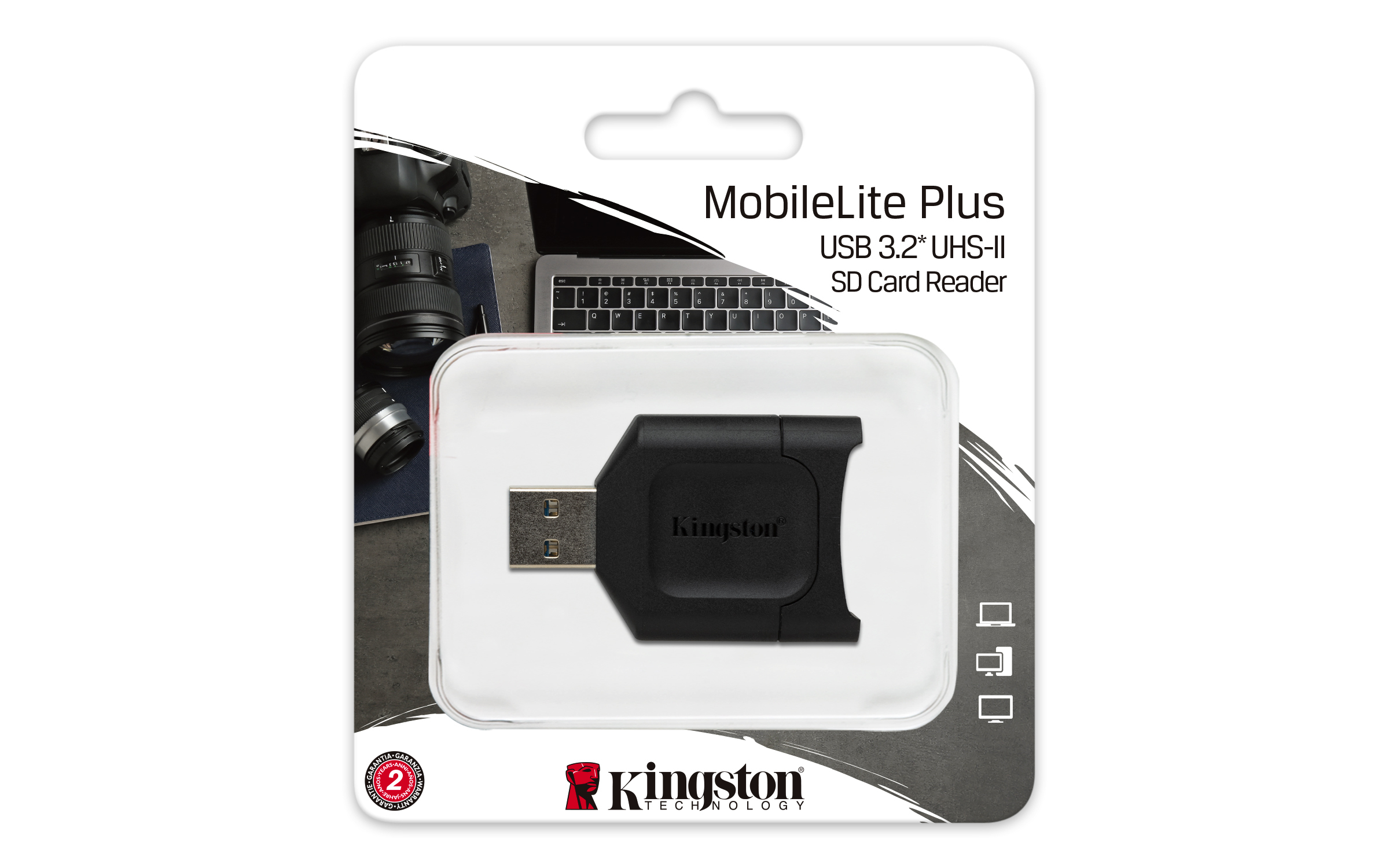 Kingston MobileLite Plus SD Kartenleser USB 3.2 Gen 1 Schwarz
