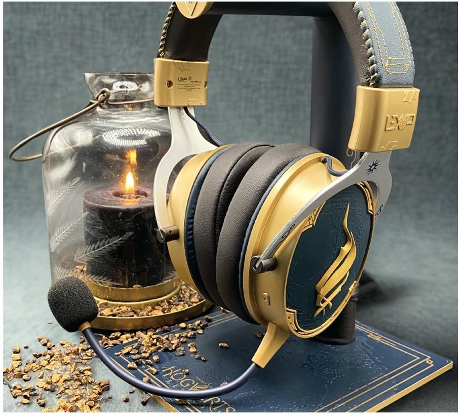 Lexip Hogwarts Legacy Ancient Magic Gaming-Headset ohrumschließend Bluetooth Gold