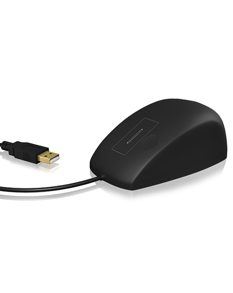 KeySonic KSM-5030M-B Wasserdichte Maus USB IP68 Schwarz