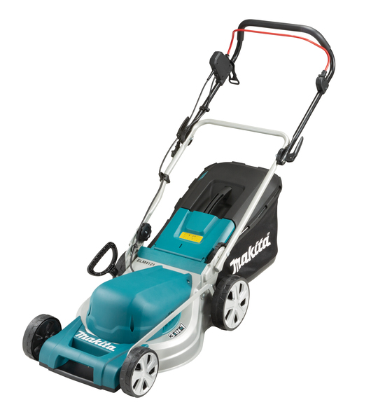 Makita ELM4121 Elektrischer Rasenmäher 1600 W 41 cm Schnittbreite Schwarz - Blau