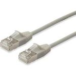 Equip Patchkabel Cat6A Slim F/FTP 2xRJ45 beige LSZH Polybeutel (606172)