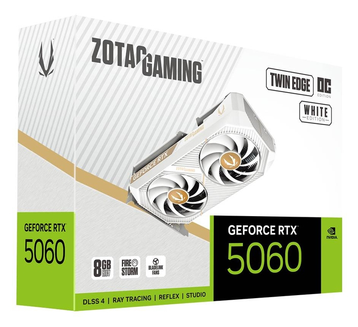 ZOTAC GAMING GeForce RTX 5060 Twin Edge OC White Edition 8 GB GDDR7