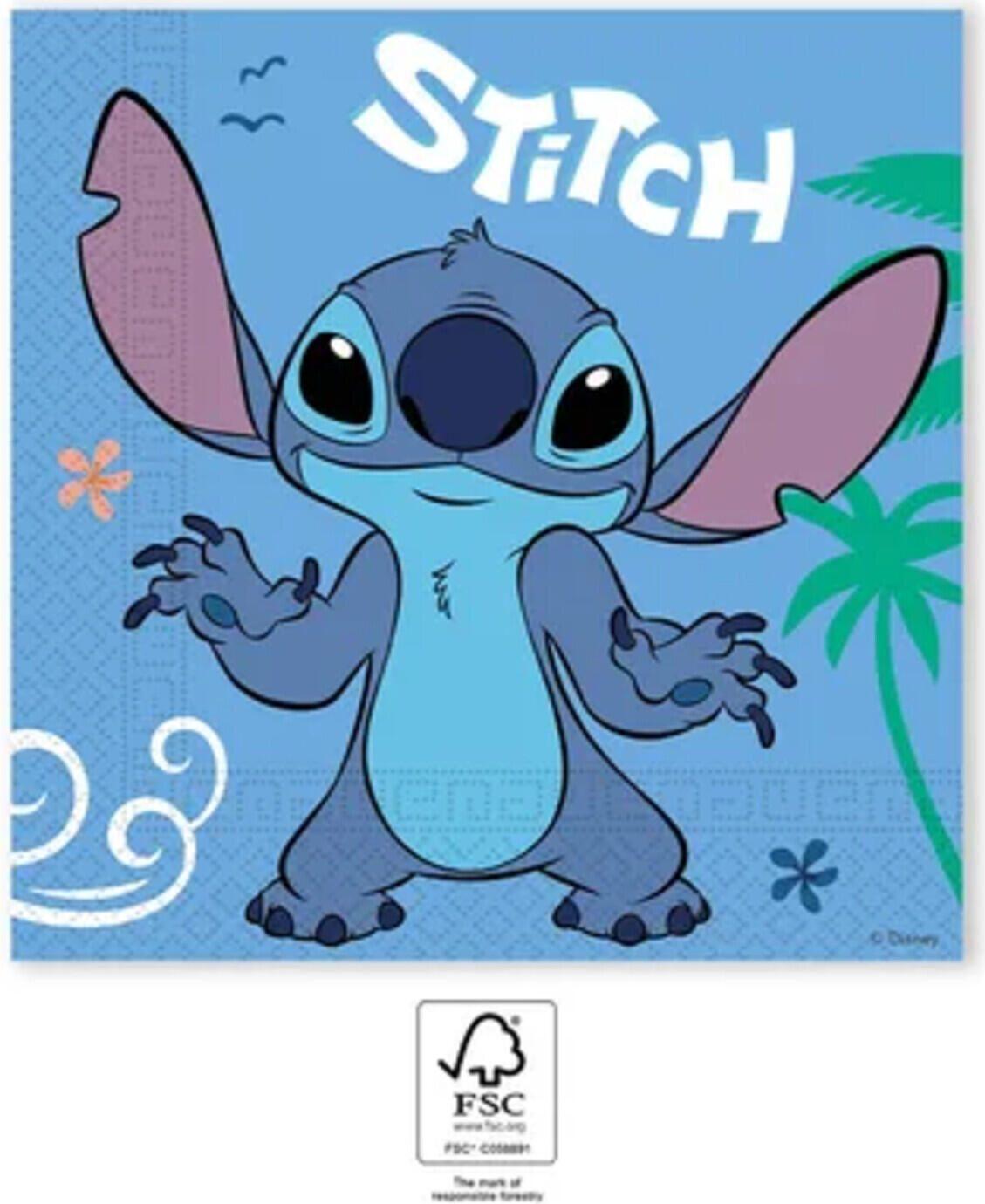 Procos Stitch & Angel zweilagige Papierservietten (96796)