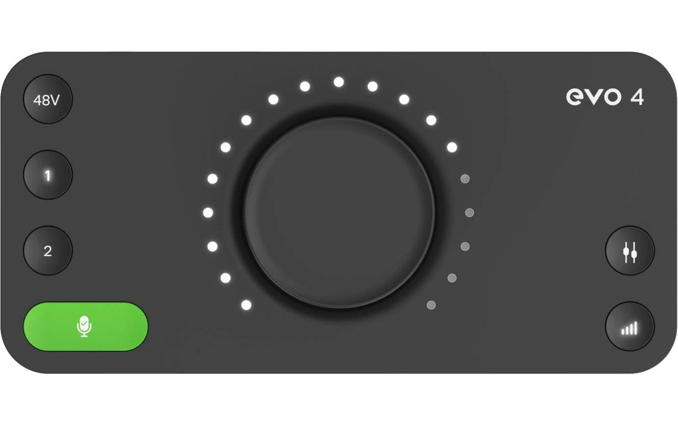 Audient EVO 4 USB-Audio-Interface 2x2 USB Typ-C Schwarz