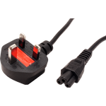 Value 19.99.2016 Stromkabel Schwarz 1,8 m BS 1363 IEC 320 (19.99.2016)